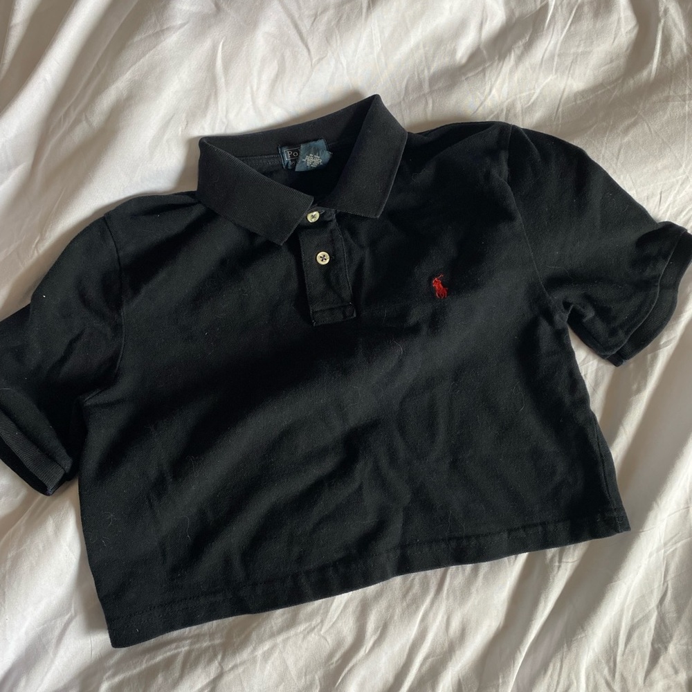 Vintage Ralph Laruen Polo Crop Top